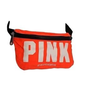 PINK Victoria's Secret Spring Break Orange Fanny Pack / Waist Bag